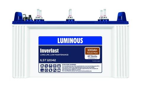 Luminous ILST12042 100AH Tubular Battery